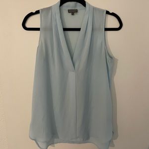 Vince Camuto Sky Blue Sleeveless Blouse